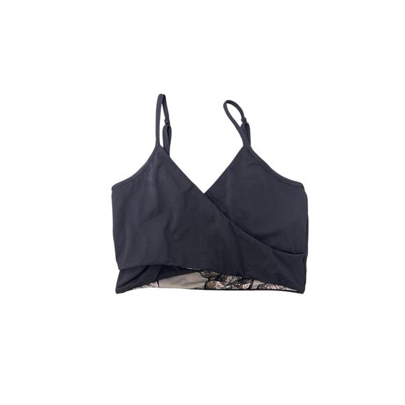 Maaji Crossed Mulberry Sports Bra/Bikini Top Reversible Size Large - Picture 2 of 8